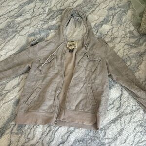 American Rag Beige and Gray Jacket